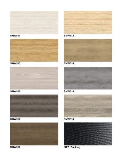 กระเบื้องยางลายไม้ RECTANGO